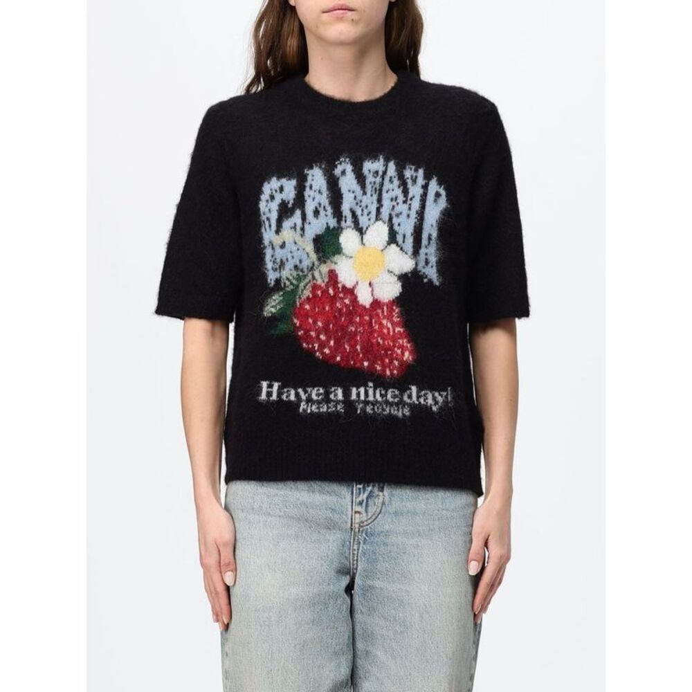 Ganni Sweater Woman Black